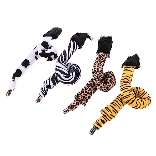 DEARMAMY 4 Stück pelzige Maske Kuhohren Kostüm Tierschwanzprop Maskerade Maske und Tiermotiv Cosplay-Tierschwänze dekoratives Tier Lieferungen ausgestopfte Metall DEARMAMY 4 Stück pelzige Maske Kuhohren Kostüm Tierschwanzprop Maskerade Maske und Tiermotiv Cosplay-Tierschwänze dekoratives Tier Lieferungen ausgestopfte Metall von DEARMAMY