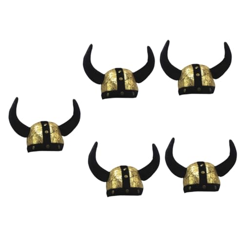 DEARMAMY 5 Stück Halloween Ox Horn Hut Polyesterfaser Langlebig Hautfreundlich Partydekoration für Halloween Kostümaccessoire Cosplay Karneval von DEARMAMY