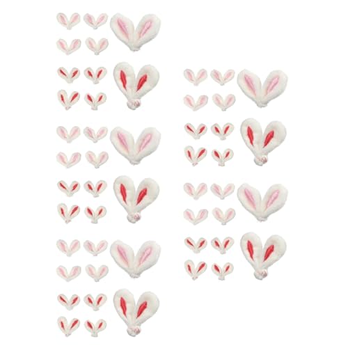DEARMAMY 50Pcs Niedliche Hasenohren Ostern Kaninchen Ohrverzierungen Plüsch Tierische Ohren Kopfband Haarklammern Accessoires Frauen Kleidung Taschen Hüte Kostüm DEARMAMY 50Pcs Niedliche Hasenohren Ostern Kaninchen Ohrverzierungen Plüsch Tierische Ohren Kopfband Haarklammern Accessoires Frauen Kleidung Taschen Hüte Kostüm von DEARMAMY
