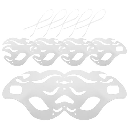 DEARMAMY 5St halloween masken halloweenmasken Masken für Kindergeburtstag masken zu halloween Tiermasken zum Basteln für Maske reinigen Halloween-Augenmaske japanische Maske Papier von DEARMAMY