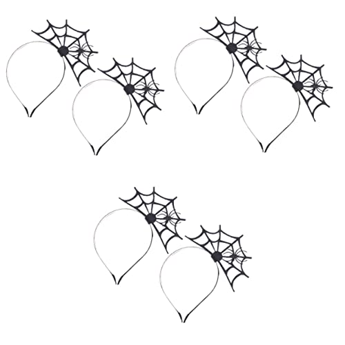 DEARMAMY 6 Stck Spider Web Haarband Halloween Cosplay Haarschmuck Spinnenmuster Partyaccessoire für Erwachsene Komfortabel und Modisch für Karneval und Verkleidung DEARMAMY 6 Stck Spider Web Haarband Halloween Cosplay Haarschmuck Spinnenmuster Partyaccessoire für Erwachsene Komfortabel und Modisch für Karneval und Verkleidung von DEARMAMY