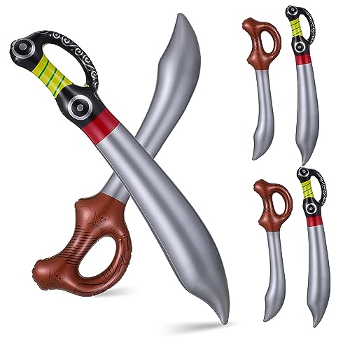 DEARMAMY 6 Stück Teiliges Aufblasbares Piratenschwert und Leichte Piratenparty Deko für Halloween Kostümzubehör Sicher Spielerisch für Kindergeburtstag und Cosplay DEARMAMY 6 Stück Teiliges Aufblasbares Piratenschwert und Leichte Piratenparty Deko für Halloween Kostümzubehör Sicher Spielerisch für Kindergeburtstag und Cosplay von DEARMAMY