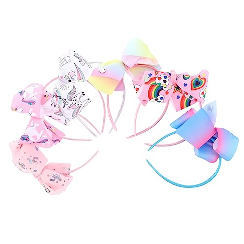 DEARMAMY 6 Stück Teiliges Einhorn Haarreifen für Bunte Party Haarbänder für Geburtstagsfeiern und Festliche Anlässe Bequem und Leicht zu Tragen DEARMAMY 6 Stück Teiliges Einhorn Haarreifen für Bunte Party Haarbänder für Geburtstagsfeiern und Festliche Anlässe Bequem und Leicht zu Tragen von DEARMAMY