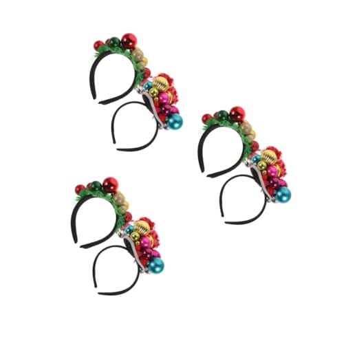 DEARMAMY 6 Stück Teiliges Weihnachts Haarband mit Glocken Festliche Haarschmuck für Erwachsene und Party Farblich Sortierte Bequeme Haarreifen für Weihnachten Fasching und Festliche Anlässe DEARMAMY 6 Stück Teiliges Weihnachts Haarband mit Glocken Festliche Haarschmuck für Erwachsene und Party Farblich Sortierte Bequeme Haarreifen für Weihnachten Fasching und Festliche Anlässe von DEARMAMY