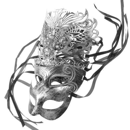 DEARMAMY 6st Silberne Maske Farbmaske Kleidungsspielzeug Gesicht Teststreifen Grimassenmaske Halloween Unzerbrechliches Tiger-sparschwein Für Kinderkostüme Stange Silver Plastik DEARMAMY 6st Silberne Maske Farbmaske Kleidungsspielzeug Gesicht Teststreifen Grimassenmaske Halloween Unzerbrechliches Tiger-sparschwein Für Kinderkostüme Stange Silver Plastik von DEARMAMY