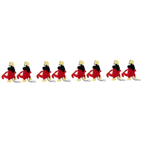 DEARMAMY 8 Sätze Ausgestopfter Papagei Piratenpapagei Piratenhose Plüschvogel Piratenkleid Plüschpapagei Auf Der Schulter Piratenpapagei Auf Der Schulter Taube Pp Baumwolle von DEARMAMY