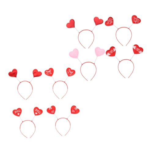 DEARMAMY 8 Stück Romantisches Teiliges Herz Haarband Dekorative Kopfbedeckung für Kostümpartys Valentinstag Hochzeit Lässiger Haarschmuck für Einen Charmanten Auftritt DEARMAMY 8 Stück Romantisches Teiliges Herz Haarband Dekorative Kopfbedeckung für Kostümpartys Valentinstag Hochzeit Lässiger Haarschmuck für Einen Charmanten Auftritt von DEARMAMY