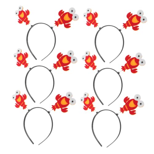 DEARMAMY 8 Stück Teiliges Lobster Haarreif Leichtem Langlebigem Material Dekorativer Haarschmuck für Halloween Karneval Cosplay und Party Bequem Tragbar für Kostüm und Auftritt DEARMAMY 8 Stück Teiliges Lobster Haarreif Leichtem Langlebigem Material Dekorativer Haarschmuck für Halloween Karneval Cosplay und Party Bequem Tragbar für Kostüm und Auftritt von DEARMAMY