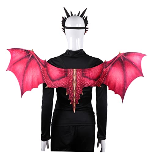 DEARMAMY Drachenflügel Vlies Drachenflügel Cosplay Drachenflügel Erwachsene Halloween Flügel Requisiten von DEARMAMY