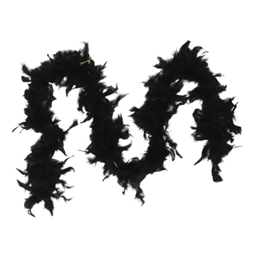 DEARMAMY DIY Basteldekoration Kostümfedern Dekorationsfedern Halloween Honstration Halloweene Kostümzubehör Federn Dekoration Heimdekoration Feder-Accessoire Federbesatz Hühnerfeder Black von DEARMAMY