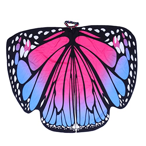 DEARMAMY Damen Umhang Aus Polyester Mit Schmetterlingsdesign Rotationsumhang Blau Und Rosa Für Kostümpartys Cosplay Und Faschingskostüme Für Frauen Elegantes Partyzubehör DEARMAMY Damen Umhang Aus Polyester Mit Schmetterlingsdesign Rotationsumhang Blau Und Rosa Für Kostümpartys Cosplay Und Faschingskostüme Für Frauen Elegantes Partyzubehör von DEARMAMY