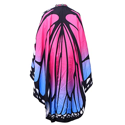 DEARMAMY Damen Umhang Aus Polyester Mit Schmetterlingsflügeln Rotierendes Cape Für Partys Und Cosplay Erwachsenen Kostü Mit Großen Schmetterlingsmotiven Und Pink DEARMAMY Damen Umhang Aus Polyester Mit Schmetterlingsflügeln Rotierendes Cape Für Partys Und Cosplay Erwachsenen Kostü Mit Großen Schmetterlingsmotiven Und Pink von DEARMAMY