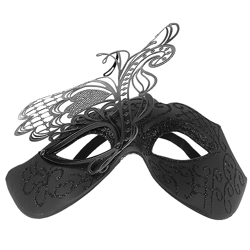 DEARMAMY Maskenball Masken Frauen Schmetterling Maske Modenschau Halloween Kostüme Party Maske Goldfolie Verschönert von DEARMAMY
