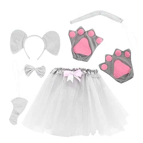 DEARMAMY Elefantenkostüm aus Stoff mit Ohr Haarreif und Bequemes Cosplay Zubehör für Geburtstag Maskenball Bühnenauftritt und Partydekoration DEARMAMY Elefantenkostüm aus Stoff mit Ohr Haarreif und Bequemes Cosplay Zubehör für Geburtstag Maskenball Bühnenauftritt und Partydekoration von DEARMAMY