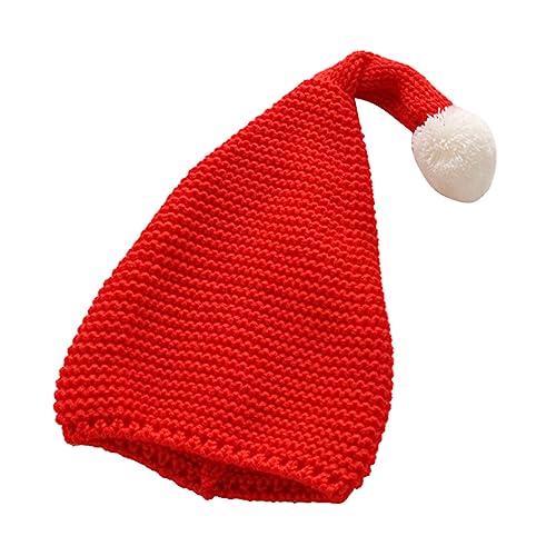 DEARMAMY Entzückende Weihnachtsmannmütze Strickmütze Rote Weihnachtsmütze für Kinder Warm und Gemütlich Dehnbar für Kleinkinder DEARMAMY Entzückende Weihnachtsmannmütze Strickmütze Rote Weihnachtsmütze für Kinder Warm und Gemütlich Dehnbar für Kleinkinder von DEARMAMY