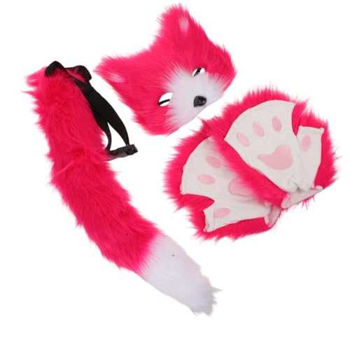 DEARMAMY Fellige Fuchsmaske mit und Pfotenhandschuhen Realistisches Cosplay kostümset für Halloween Karneval und Mottopartys Komfortabel Leicht und Ergonomisch Gestaltet DEARMAMY Fellige Fuchsmaske mit und Pfotenhandschuhen Realistisches Cosplay kostümset für Halloween Karneval und Mottopartys Komfortabel Leicht und Ergonomisch Gestaltet von DEARMAMY