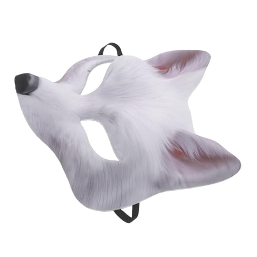 DEARMAMY Halbgesichts-fuchskostüm-maske Atmungsaktiv und Leicht für Männer und Frauen Komfortabel für Halloween Karneval Maskerade und Tier-cosplay-partys Geeignet DEARMAMY Halbgesichts-fuchskostüm-maske Atmungsaktiv und Leicht für Männer und Frauen Komfortabel für Halloween Karneval Maskerade und Tier-cosplay-partys Geeignet von DEARMAMY