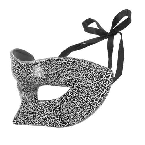 DEARMAMY Halbgesichts-maske mit Riss-design Gruselige Masquerade Maske aus Kunststoff Komfortabel für Halloween Karneval Cosplay und Kostümpartys Langlebige Farben Vielseitiges DEARMAMY Halbgesichts-maske mit Riss-design Gruselige Masquerade Maske aus Kunststoff Komfortabel für Halloween Karneval Cosplay und Kostümpartys Langlebige Farben Vielseitiges von DEARMAMY