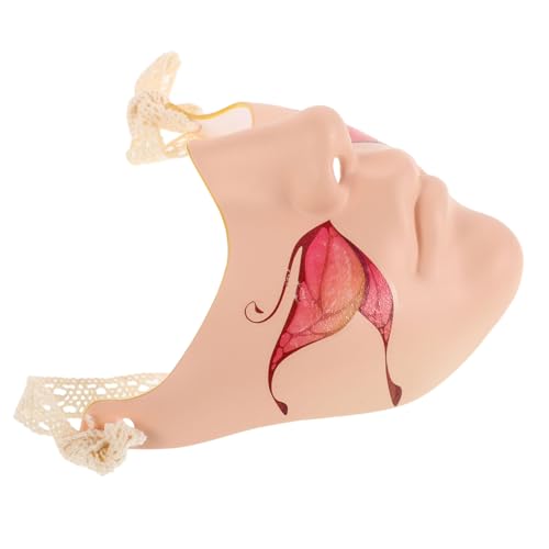 DEARMAMY Halbmaske für Erwachsene Kunststoff Einzigartige Gesichtsmaske für Halloween Karneval und Maskeraden Bequemes Tragegefühl für Männer und Frauen DEARMAMY Halbmaske für Erwachsene Kunststoff Einzigartige Gesichtsmaske für Halloween Karneval und Maskeraden Bequemes Tragegefühl für Männer und Frauen von DEARMAMY