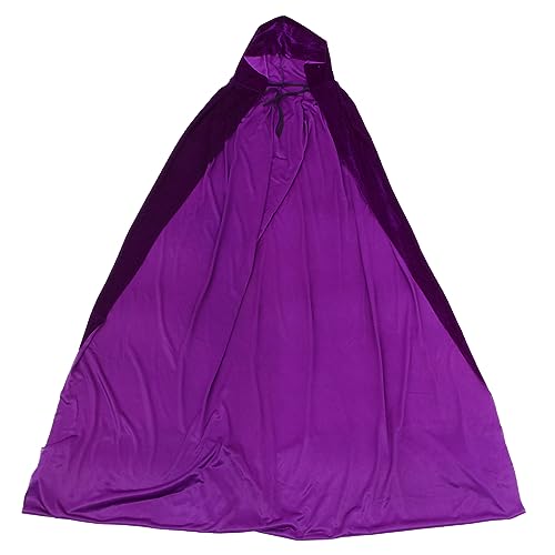DEARMAMY Halloween Cosplay Cape Dekorativer Bühnenmantel Für Kostümpartys Geister Umhang Für Halloween Zauberer Kostüm Damen Perfekte Verkleidung von DEARMAMY