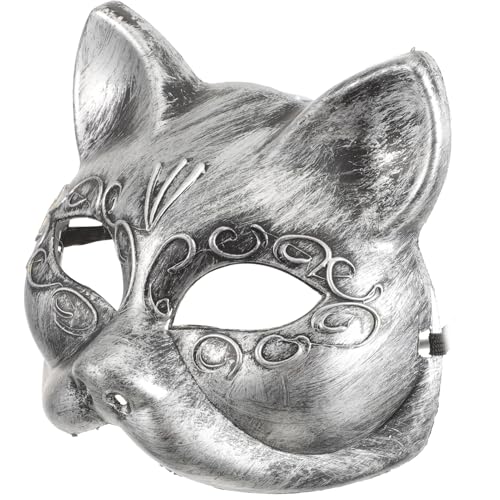 DEARMAMY Halloween-Fuchsmaske Halloweenkostüm unheimlich Tier-Cosplay-Maske Fuchsmaske und halloween costume halloween kleidung halloween deko kreative Maske Party-Maske Plastik von DEARMAMY