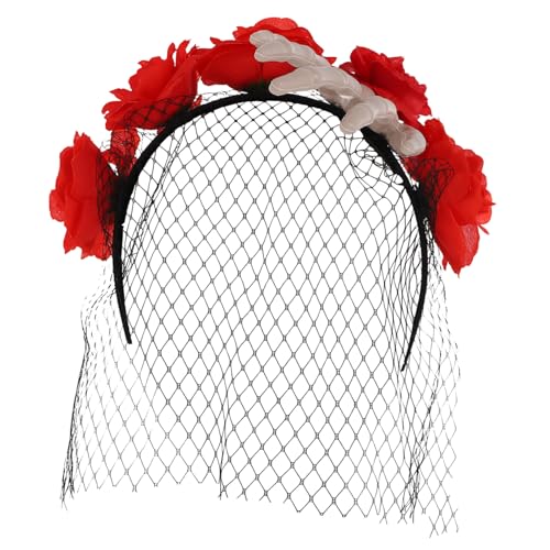 DEARMAMY Halloween Haarreif Rote Rosen mit Horror Skelett Hand Langlebiges Cosplay Accessoire Damen Komfortabel Geeignet für Party Fotografie Geschenkidee zu Halloween und Karneval DEARMAMY Halloween Haarreif Rote Rosen mit Horror Skelett Hand Langlebiges Cosplay Accessoire Damen Komfortabel Geeignet für Party Fotografie Geschenkidee zu Halloween und Karneval von DEARMAMY