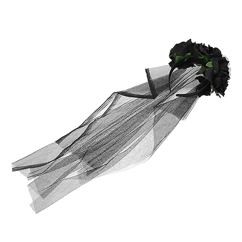 DEARMAMY Halloween Headdress mit Spinne und Blume Eleganter Haarreifen mit Langem Mesh Veil für Kostümpartys und Cosplay für Damen und Mädchen DEARMAMY Halloween Headdress mit Spinne und Blume Eleganter Haarreifen mit Langem Mesh Veil für Kostümpartys und Cosplay für Damen und Mädchen von DEARMAMY