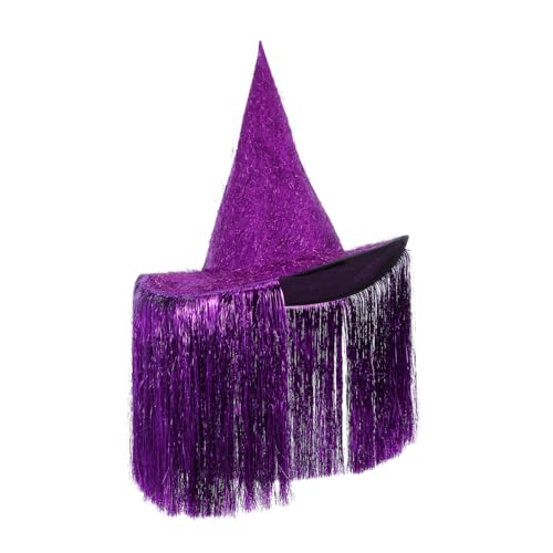 DEARMAMY Halloween Hexenhut für Einzigartiger Fransenhut Atmungsaktivem Oxford Stoff für Rollenspiele für Halloween Geburtstagsfeiern und Thematische Veranstaltungen DEARMAMY Halloween Hexenhut für Einzigartiger Fransenhut Atmungsaktivem Oxford Stoff für Rollenspiele für Halloween Geburtstagsfeiern und Thematische Veranstaltungen von DEARMAMY