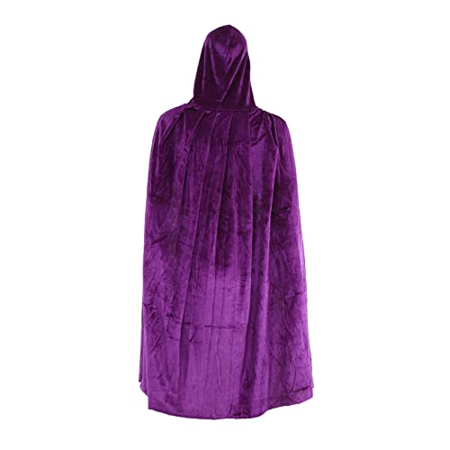 DEARMAMY Halloween Kapuze Robe Für Erwachsene Gothic Cloak Kostümkape Für Halloween Karneval Und Cosplay Für Zauberer Und Vampirlooks von DEARMAMY