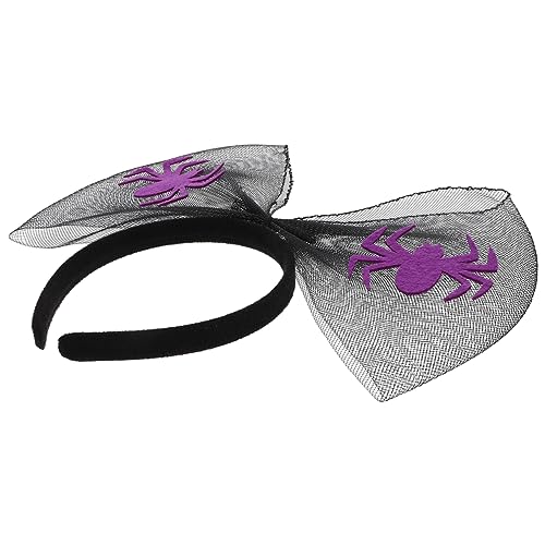 DEARMAMY Halloween Netz Spinnen Haarreif mit Schleife Leichtes Langlebiges Halloween Haarband für Erwachsene Party Cosplay Zubehör Einfach zu Tragen als und Fotorequisite DEARMAMY Halloween Netz Spinnen Haarreif mit Schleife Leichtes Langlebiges Halloween Haarband für Erwachsene Party Cosplay Zubehör Einfach zu Tragen als und Fotorequisite von DEARMAMY