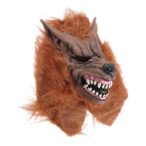 DEARMAMY Halloween Scary Wolf Prop Halloween Cosplay Streich Wolf von DEARMAMY