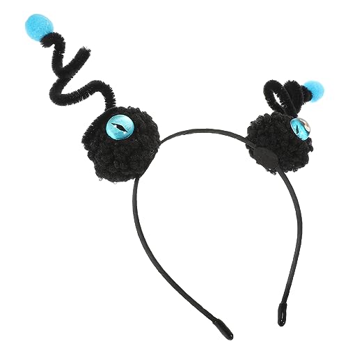 DEARMAMY Halloween Stirnbänder Zombie karneval haarband Gothic Outfit fasching haarschmuck faschings haarschmuck Halloween-Party-Stirnband Halloween-Stirnbänder für Erwachsene Metall Blue von DEARMAMY