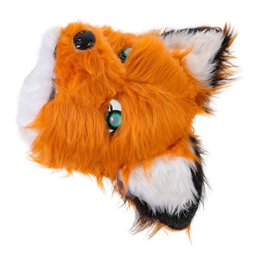 DEARMAMY Halloween Augenmaske Maske Cosplay Pelzmaske Fursuit Für Furry Kostümparty DEARMAMY Halloween Augenmaske Maske Cosplay Pelzmaske Fursuit Für Furry Kostümparty von DEARMAMY