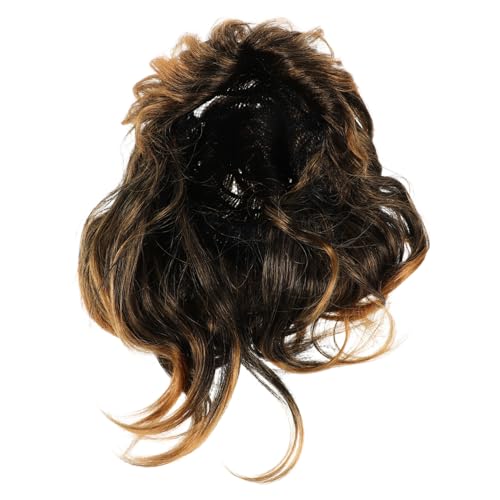 DEARMAMY Herrenkostüm-perücke – 80er-Jahre-Mixed-Color-Punk-Rocker-perücke, Halloween-kostüm, Männliche Kopfbedeckung Für Halloween, Disco-Party, Karneval, Maskerade, Cosplay von DEARMAMY
