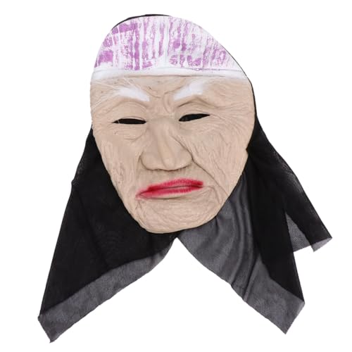 DEARMAMY Hexenmaske Beängstigend Cosplay-masken Alte Frauenmaske Halloween Dekorativ Kostüm Halloween-maske Halloween-horrormasken Frauenpartei Kreative Partymaske Maskerademaske Violett DEARMAMY Hexenmaske Beängstigend Cosplay-masken Alte Frauenmaske Halloween Dekorativ Kostüm Halloween-maske Halloween-horrormasken Frauenpartei Kreative Partymaske Maskerademaske Violett von DEARMAMY