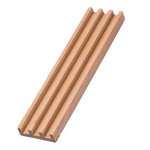 DEARMAMY Holz Domino Regal Professioneller Holzhalter Für Domino Fliesen Mehrstöckiges Spielkarten Tablett Aus Buchenholz Für DIY Und Spielorganisation von DEARMAMY