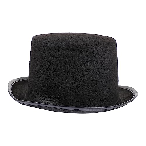 DEARMAMY Jazzhut Stoff Jazz Caps Schwarz Cosplay Hut Einzigartige Caps Für Party DEARMAMY Jazzhut Stoff Jazz Caps Schwarz Cosplay Hut Einzigartige Caps Für Party von DEARMAMY