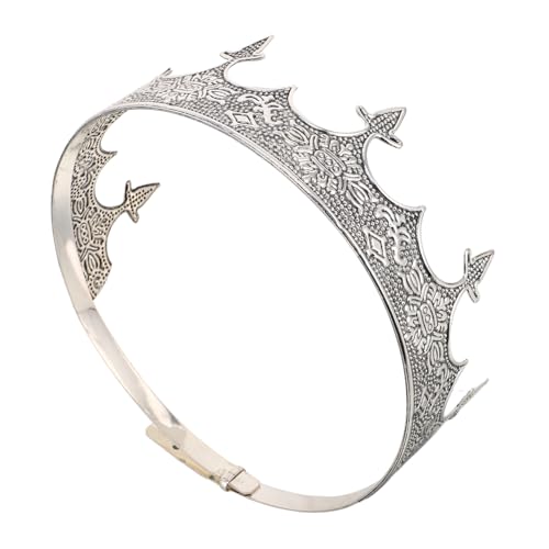 DEARMAMY Königliche Herrenkrone Vintage Partykrone für Hochzeiten Geburtstagsfeiern und Festivals Robust und Perfektes Accessoire für Männer und Jungen von DEARMAMY