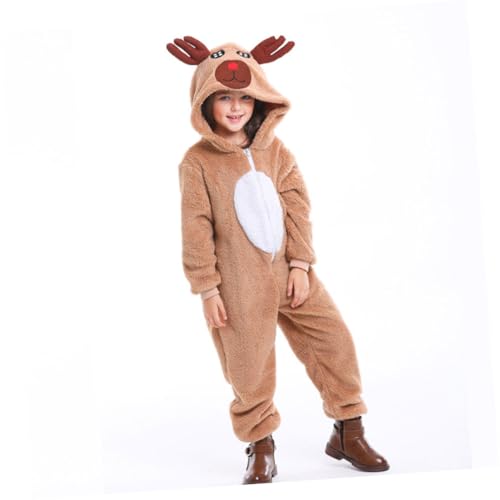 DEARMAMY Korallenfleece-Kleidung Kostüm für Rollenspiele Hirsch Kostüm Anzug tierkostüme für fashing costume Tierdesign animal-design Cosplay-Outfits Cosplay-Kleidung von DEARMAMY