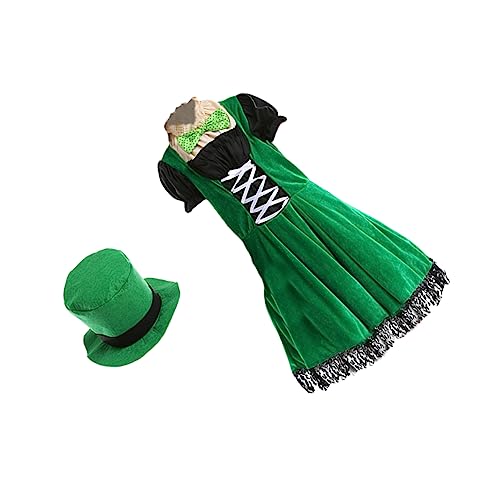 DEARMAMY Kostüm für Irische Kleid für Patrick's Day Leichtes Cosplay Outfit für Mädchen für Festlichkeiten und Partys DEARMAMY Kostüm für Irische Kleid für Patrick's Day Leichtes Cosplay Outfit für Mädchen für Festlichkeiten und Partys von DEARMAMY