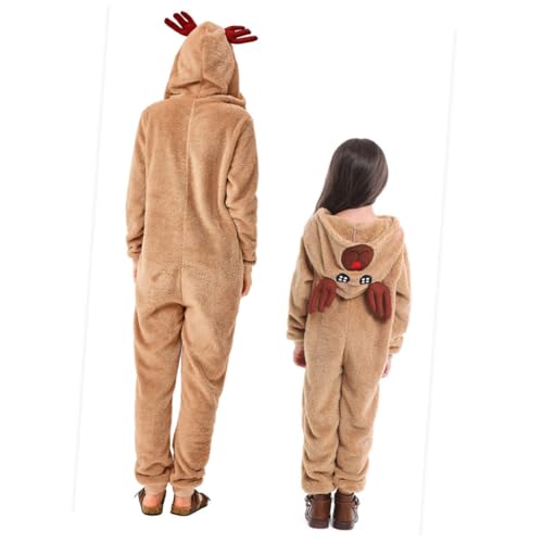 DEARMAMY Kostüm für Rollenspiele Halloween Kind Reh Outfits Kostüme Elch Korallenfleece-Kleidung Cosplay-Kleidung Tierkostüm DEARMAMY Kostüm für Rollenspiele Halloween Kind Reh Outfits Kostüme Elch Korallenfleece-Kleidung Cosplay-Kleidung Tierkostüm von DEARMAMY