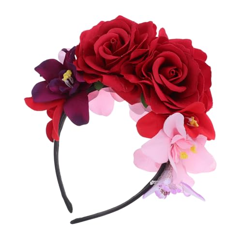 DEARMAMY Kunstblumen Kopfschmuck für Kostümpartys Hochzeit Alltag für Halloween Tag Toten Festliche Anlässe DEARMAMY Kunstblumen Kopfschmuck für Kostümpartys Hochzeit Alltag für Halloween Tag Toten Festliche Anlässe von DEARMAMY