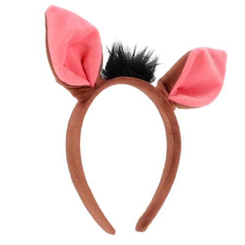DEARMAMY Kuscheliger Tierohren Haarreifen für Süßer Haarreifen für Cosplay und Partys Dekoratives Accessoire mit Samtiger Textur für Maskeraden und Themenfeiern von DEARMAMY