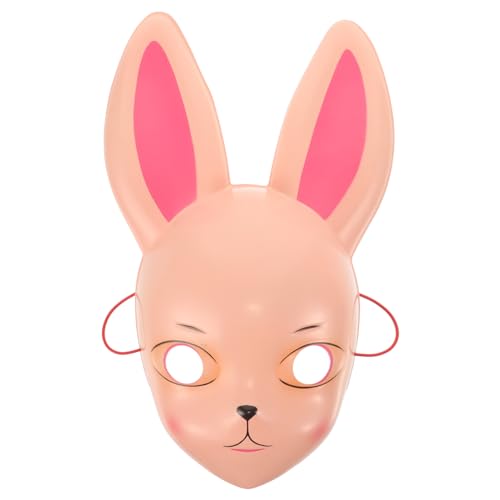 DEARMAMY Lange Hasenohren-Masken Kaninchen-Maskerade-Maske Vollgesichts-Tier-Anziehmaske Für Ostern Halloween Cosplay von DEARMAMY