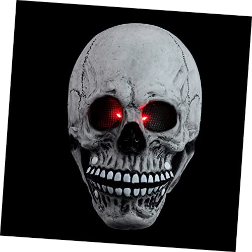 DEARMAMY Leuchtende Abdeckung Mascaras De Halloween Terror Halloween Kostüme Aufkleber Zur Enthüllung Des Geschlechts Nachtlicht Horror Schwarzes Auge Kostüm Clown von DEARMAMY