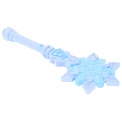 DEARMAMY Leuchtende Fee, Led-Schneeflocken-feenstab, Partygeschenk, Mädchen-anzieh-Accessoire, Leuchtend, für Geburtstagsfeiern, Kostümpartys, ohne Batterie von DEARMAMY