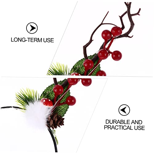 DEARMAMY Leuchtendes Weihnachts Haarband mit Geweih Dekoratives Party Accessoire Geeignet für Festliche Auftritte und Fotos Mitgebsel für Junge Mädchen von DEARMAMY