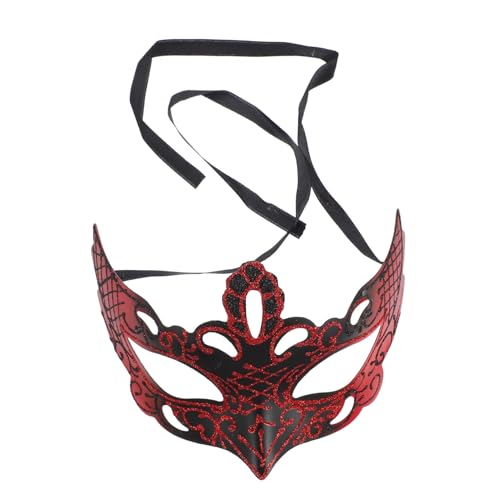 DEARMAMY Maske halloween mask hallowen masks Cosplay mask Nightclub mask Selfie mask Festival Kostüm für Erwachsene Halloweenkostüm Requisiten für Kostümpartys Partydekor Plastik rot DEARMAMY Maske halloween mask hallowen masks Cosplay mask Nightclub mask Selfie mask Festival Kostüm für Erwachsene Halloweenkostüm Requisiten für Kostümpartys Partydekor Plastik rot von DEARMAMY