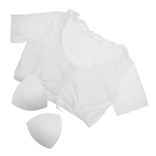 DEARMAMY Oktoberfest Top Damen V Neck Spitzenoberteil Traditionelles Bayerisches Kostüm für Party Bühne Cosplay Weiß DEARMAMY Oktoberfest Top Damen V Neck Spitzenoberteil Traditionelles Bayerisches Kostüm für Party Bühne Cosplay Weiß von DEARMAMY