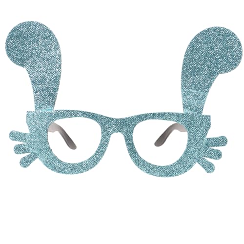 DEARMAMY Osterhasen Sonnenbrillen Für Partys Lustige Brillen Mit Glitzer Für Kostümpartys Karneval Weihnachten Silvester Für Erwachsene Leichte Bequeme DEARMAMY Osterhasen Sonnenbrillen Für Partys Lustige Brillen Mit Glitzer Für Kostümpartys Karneval Weihnachten Silvester Für Erwachsene Leichte Bequeme von DEARMAMY
